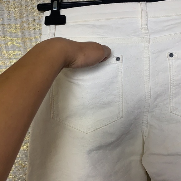 CLUB Monaco white floral print dress pants size 2 - Picture 9 of 14